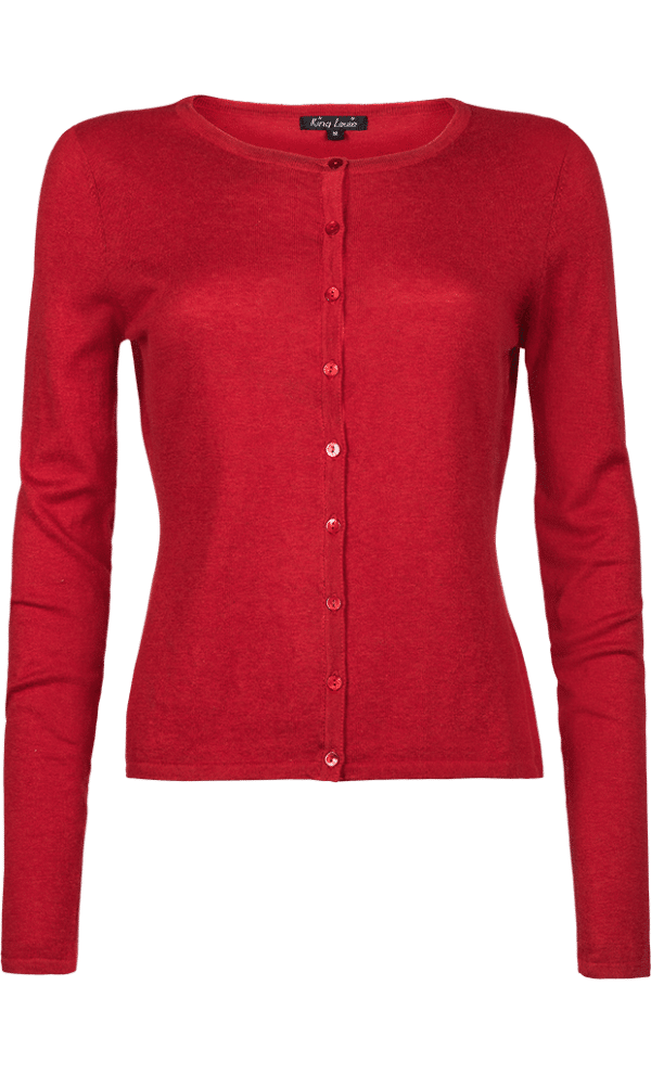 King Louie Cocoon cardigan icon red