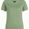 King Louie Boatneck Top Lapis Shade Green