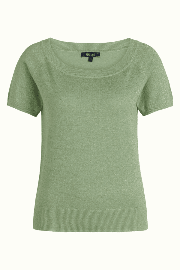 King Louie Boatneck Top Lapis Shade Green