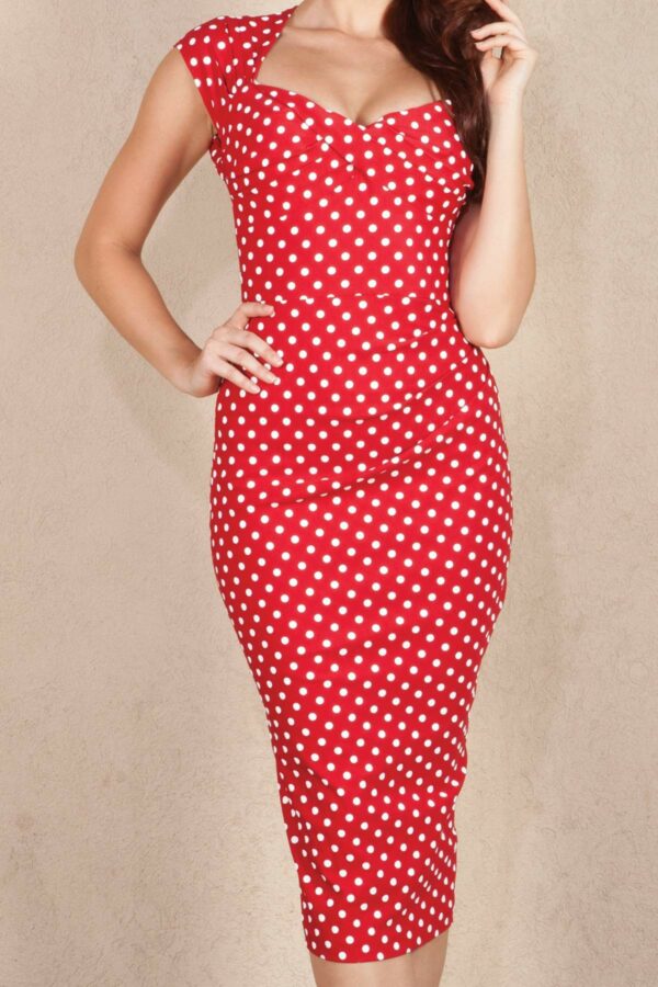 Stop Staring! Love Red With Dots