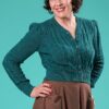 Emmy The Ice Skater Cardigan Teal