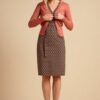 King Louie Cardi V Cocoon Dusty Rose