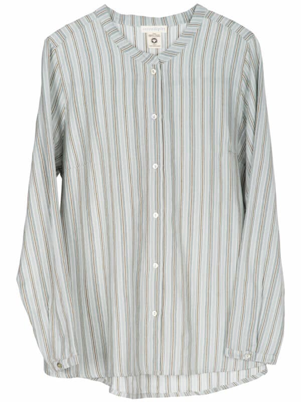 Serendipity Shirt Shade Stripe Light Woven