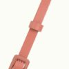 King Louie Leather Covered Belt Dusty Rose