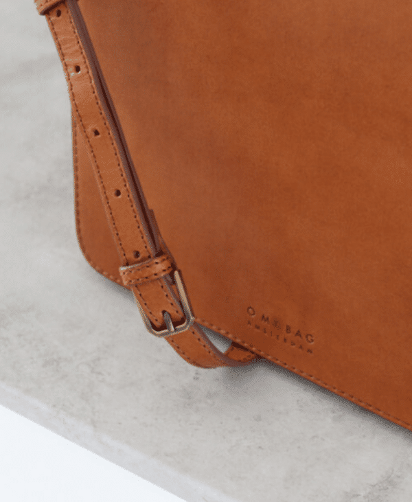 O MY BAG The Lucy Cognac Classic Leather