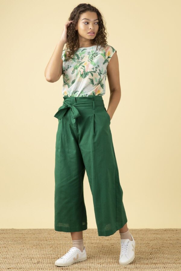 EMILYANDFIN Gilda Tropical Green Trousers