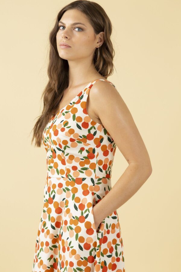 EMILYANDFIN Margot Mini Summer Oranges Dress