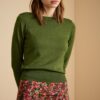 King Louie Audrey Top Organic Lapis Forest Green