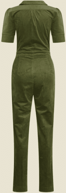 Very Cherry Classic Jumpsuit Corduroy Green