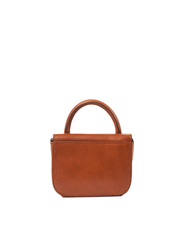 O MY BAG Nano Bag Cognac Classic Leather