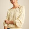 King Louie Sailor Knit Top Gibson Ivory