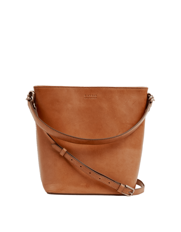 O MY BAG Bobbi Bucket Bag Maxi Cognac Classic Leather