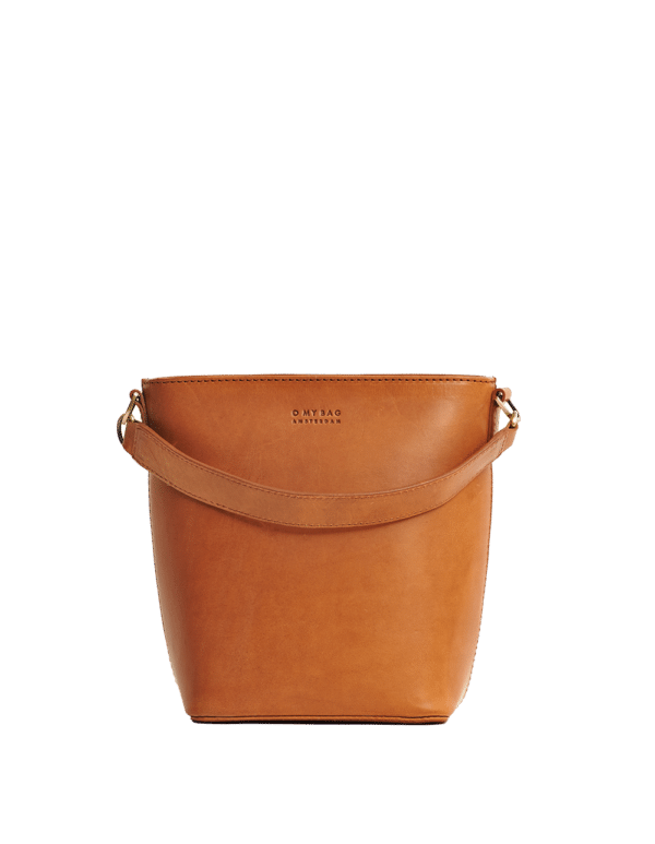 O MY BAG Bobbi Bucket Bag Midi Cognac Classic Leather