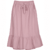 Serendipity String Skirt Lilac Seersucker