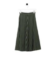 Bric-a-Brac Kedelv Skirt Striped Green Beige