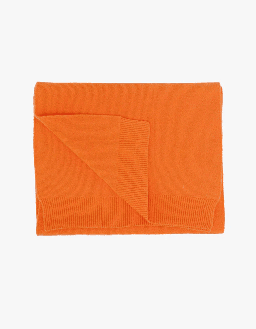 Colorful Standard Merino Wool Scarf Burned Orange