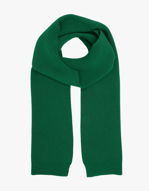 Colorful Standard Merino Wool Scarf Kelly Green