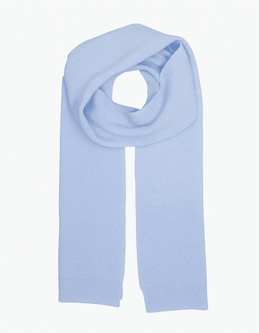 Colorful Standard Merino Wool Scarf Polar Blue