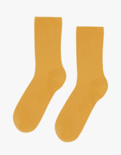 Colorful Standard Women Classic Organic Sock Burned Yellow