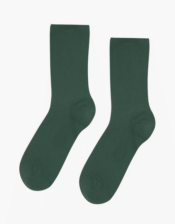 Colorful Standard Women Classic Organic Sock Emerald Green