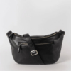 O MY BAG Drew Bum Bag Maxi Black Soft Grain Leather