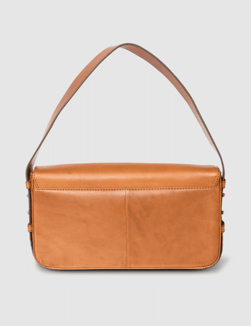O MY BAG Gina Baguette Cognac Classic Leather