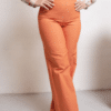 Very Cherry Marlene Pants Delfino Denim Orange